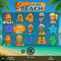 Betinia - Sam on the Beach Slot - Play Now